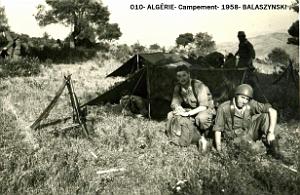 010-  Algerie campement- 1958- Balaszynski